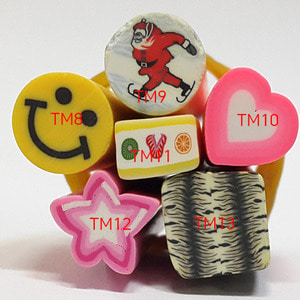 토핑(문양종류)[1cm]/(1종류5개*)(TM8/TM9/TM10/TM11/TM12/TM13)